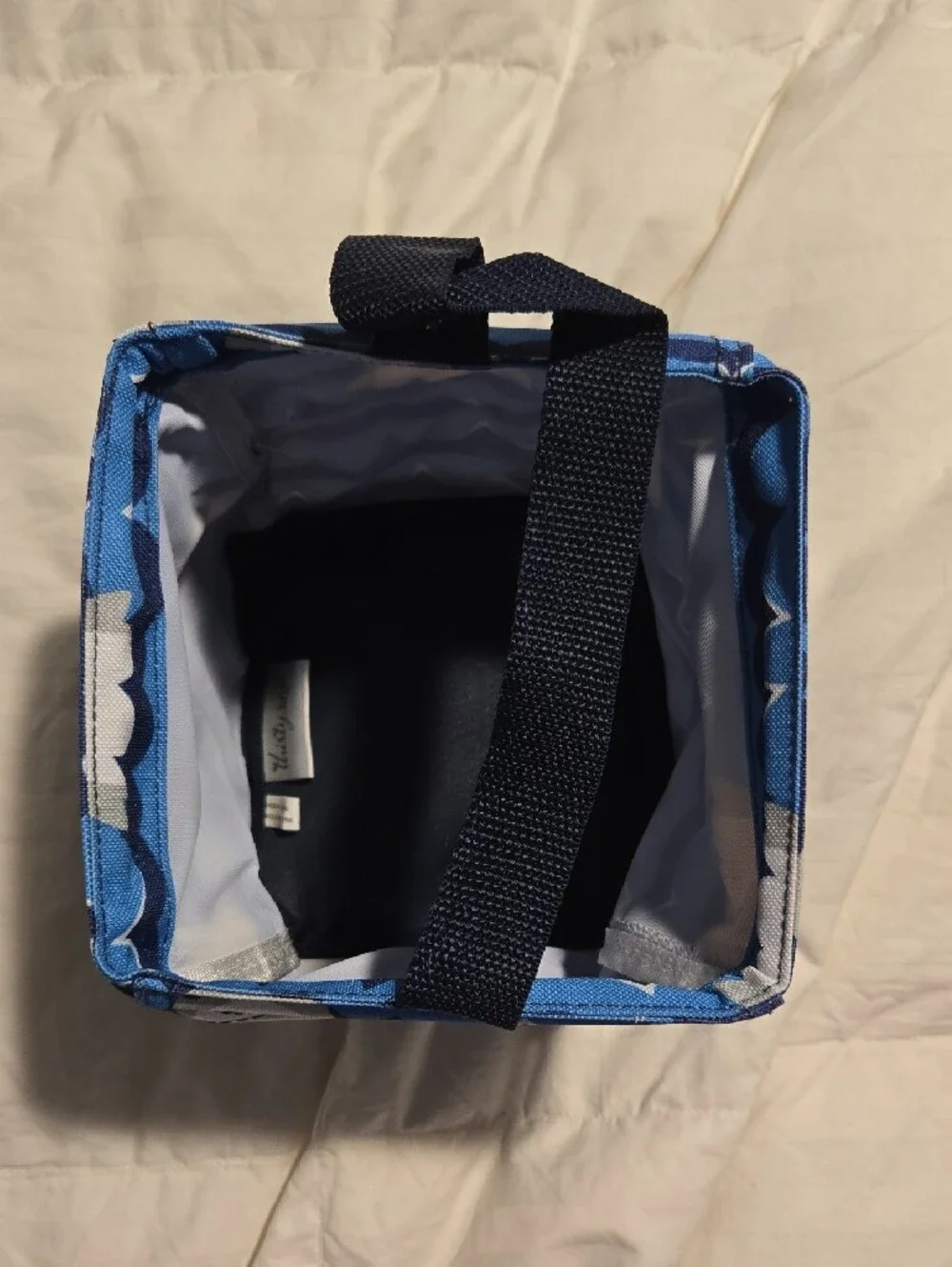 thirty-one Blue Wave Mesh Front Littles Carry-all Caddy In Shark Pattern